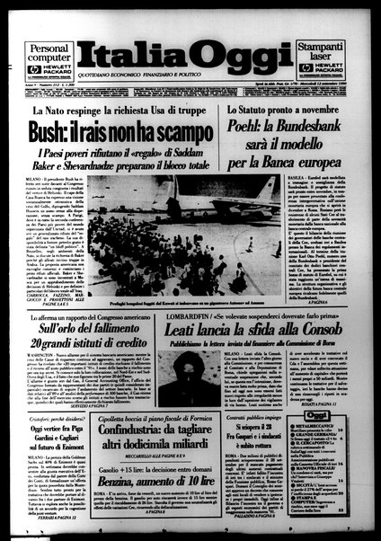 Italia oggi : quotidiano di economia finanza e politica